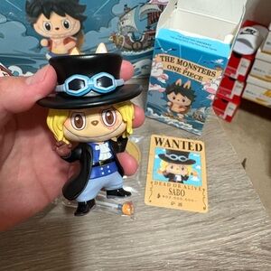 100% AUTHENTIC POP MART Monsters x One Piece Labubu Series Figure - Sabo